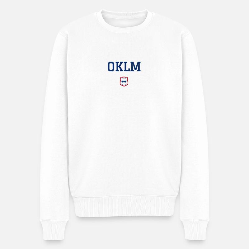 OKLM - Lunettes de soleil - Pull Premium bio Homme - blanc