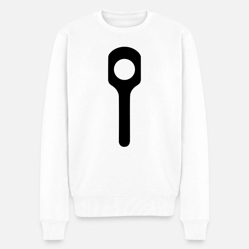 Outil - Pull Premium bio Homme - blanc