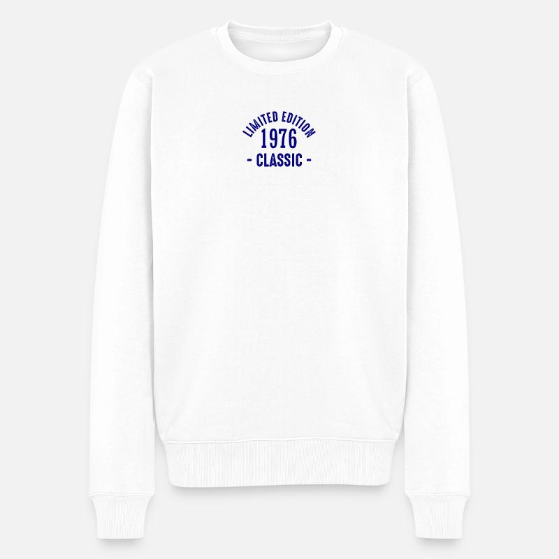Édition limitée classique 1976 - Pull Premium bio Homme - blanc
