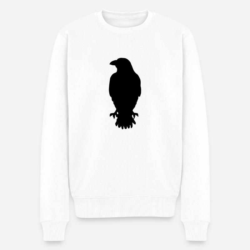 Rabe - Männer Premium Bio Pullover - Weiß