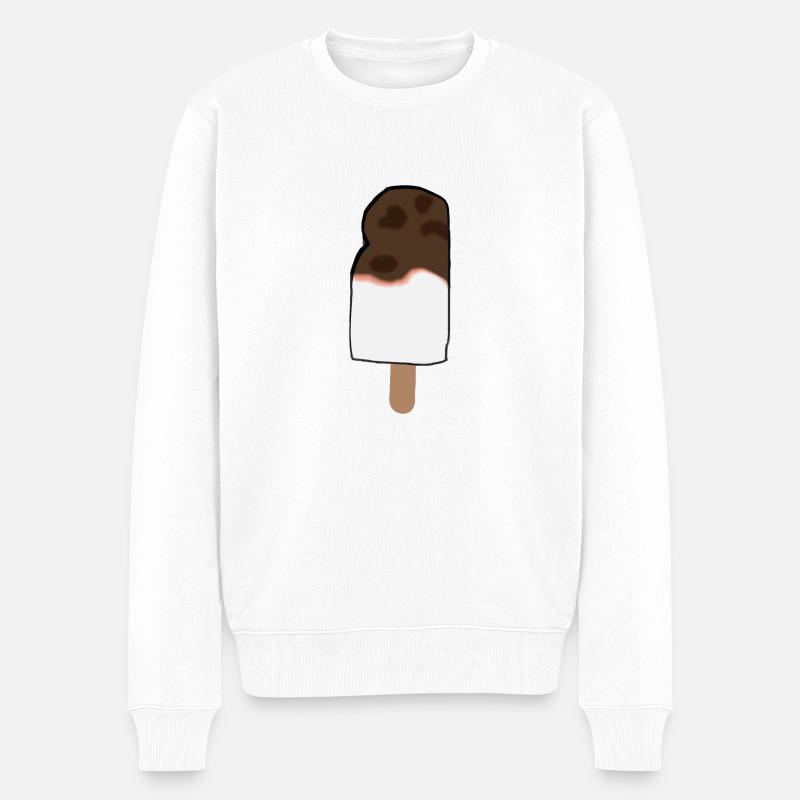 Popsicles - Pull Premium bio Homme - blanc