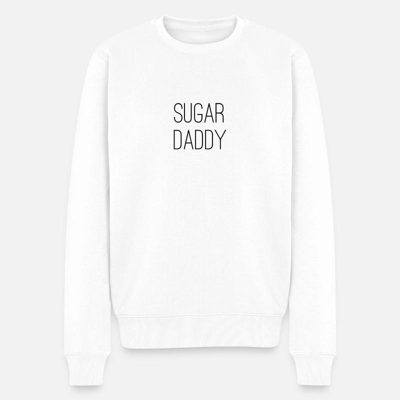 Sugar daddy - Pull Premium bio Homme - blanc