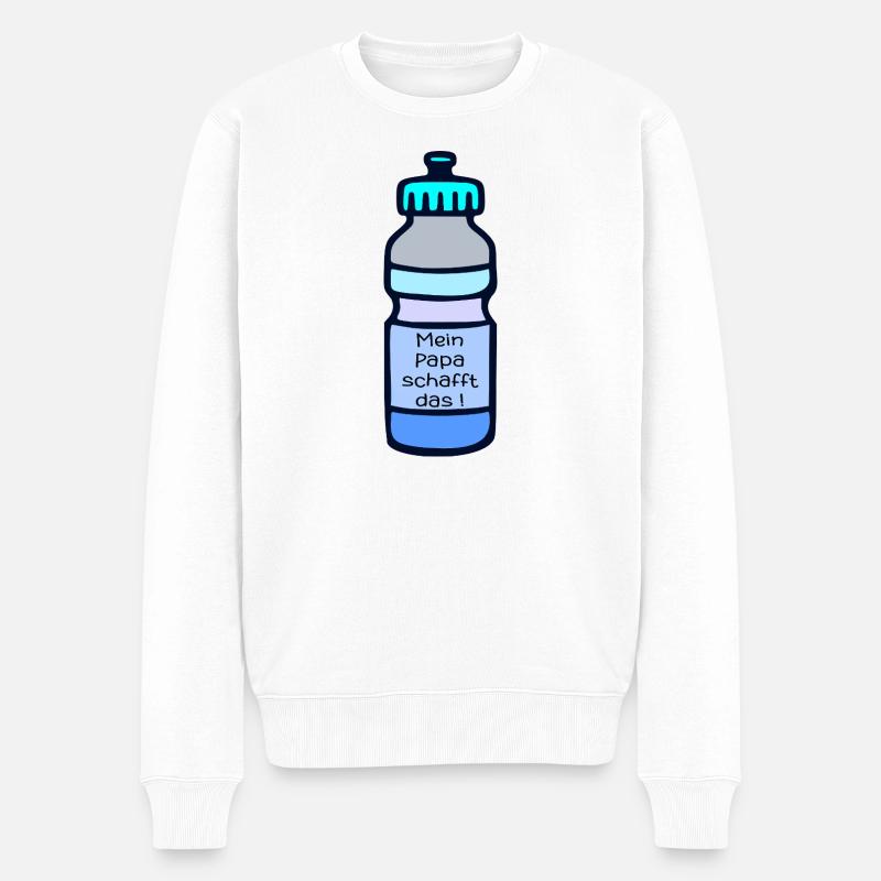 Motivation sportive Papa - Pull Premium bio Homme - blanc
