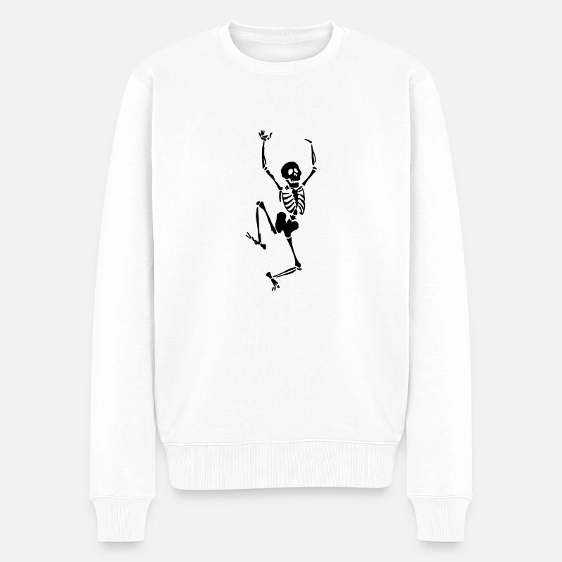 Squelette de danse - Pull Premium bio Homme - blanc