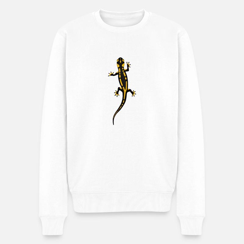 Salamandre de feu - Pull Premium bio Homme - blanc
