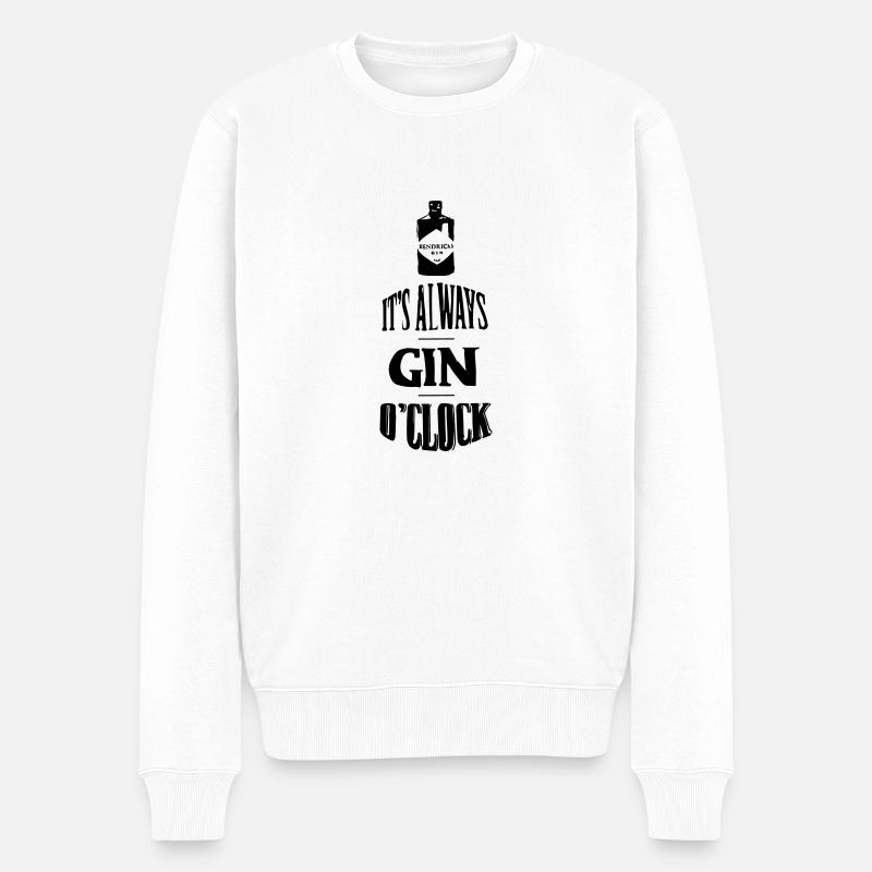 toujours gin oclock - Pull Premium bio Homme - blanc