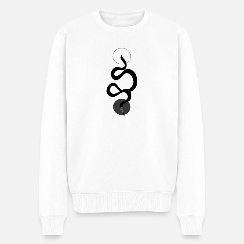 Serpent - Pull Premium bio Homme - blanc