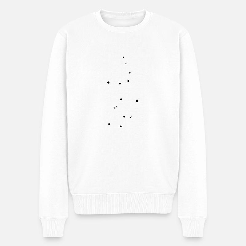 Virgo - Männer Premium Bio Pullover - Weiß