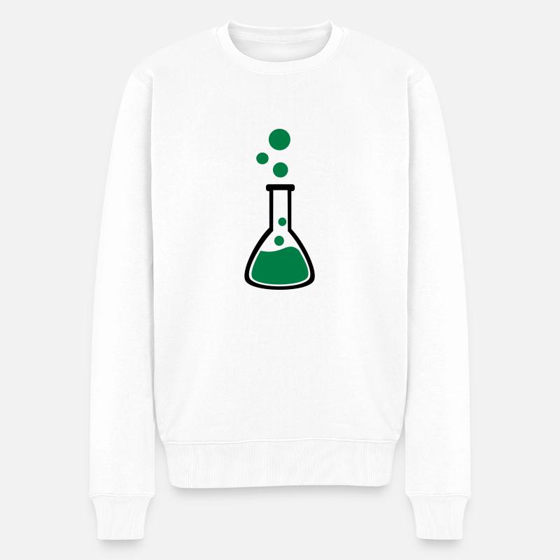 Eprouvette - Pull Premium bio Homme - blanc