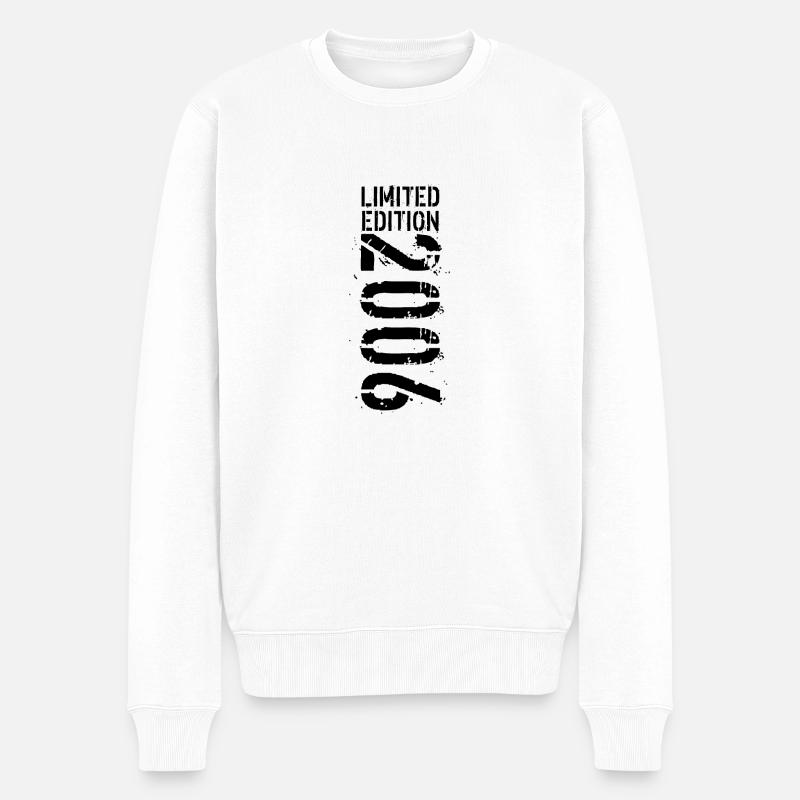 LIMITED EDITION 2006 NOIR - Pull Premium bio Homme - blanc