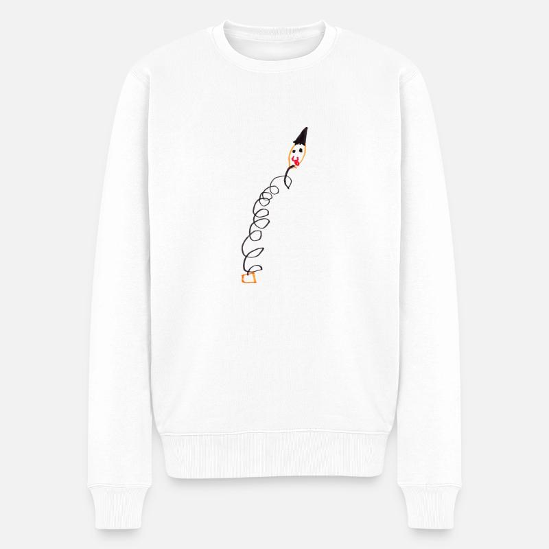 Jack-in-the-box (blanc) - Pull Premium bio Homme - blanc