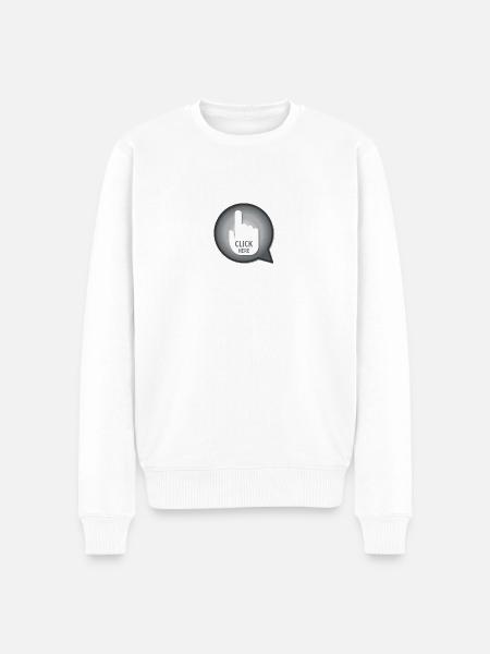 CLICK HERE - Men's Premium Organic Jumper - white
