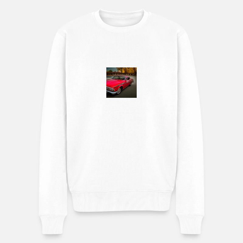 Voiture Oldtimer voiture classique - Pull Premium bio Homme - blanc