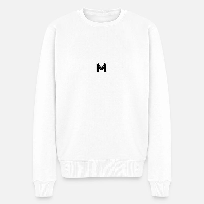 M - Pull Premium bio Homme - blanc