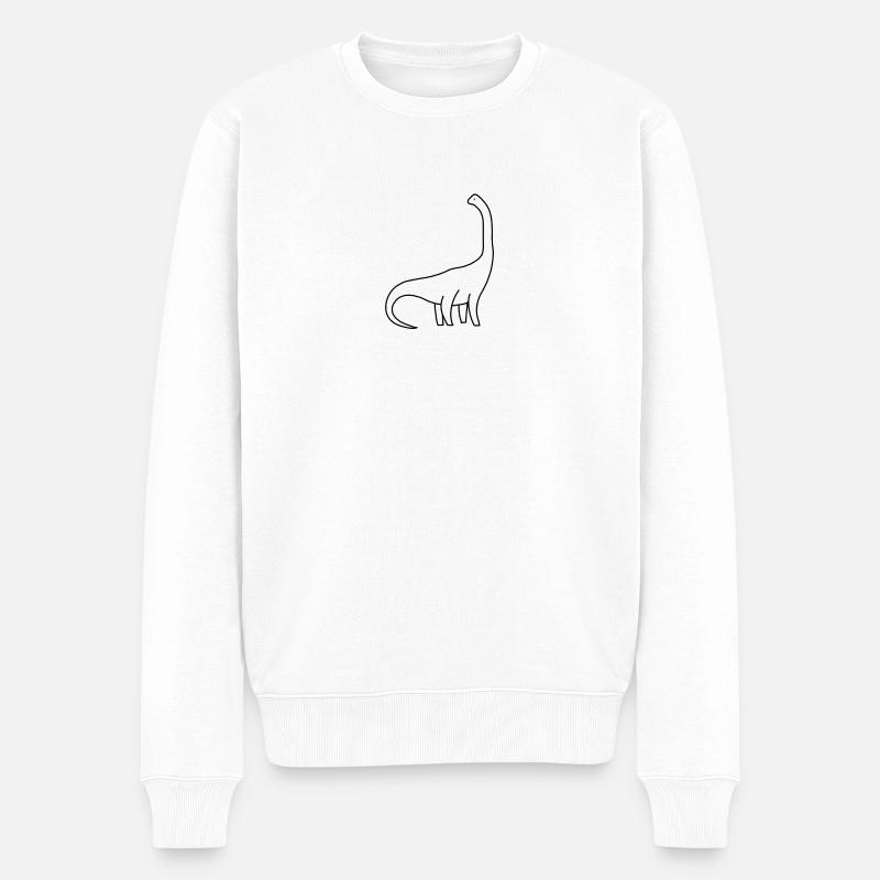 Dino - Pull Premium bio Homme - blanc