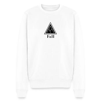 F&H cie. - Pull Premium bio Homme - blanc - Devant - Thijin (182cm)