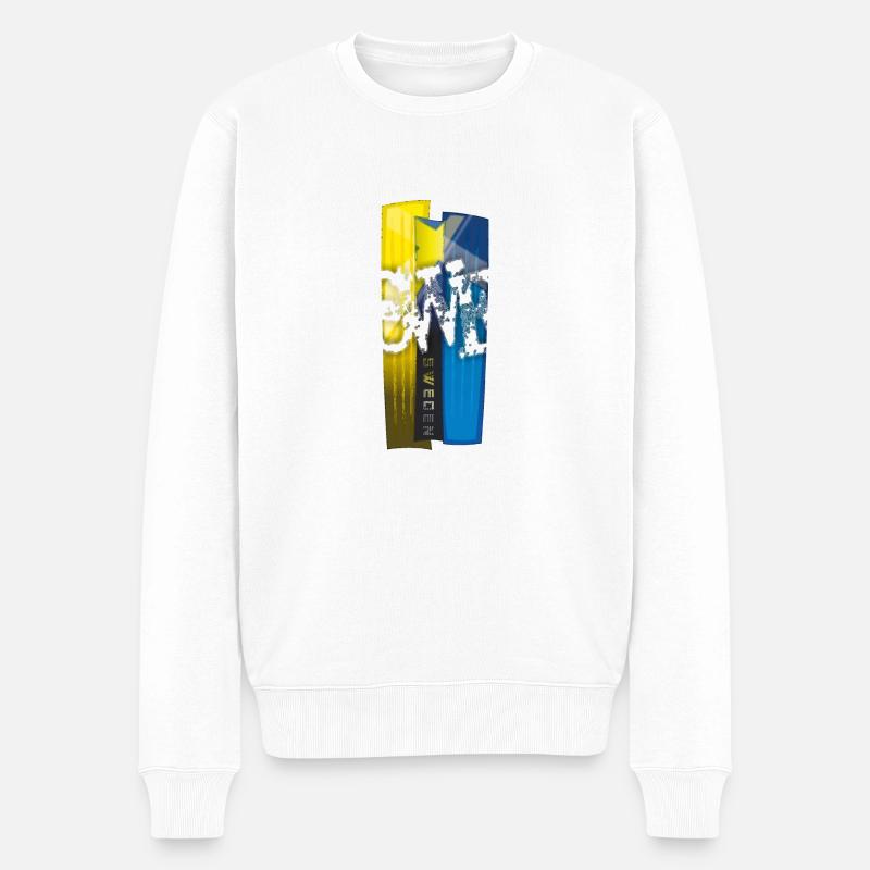 Bonjour Suède - Pull Premium bio Homme - blanc