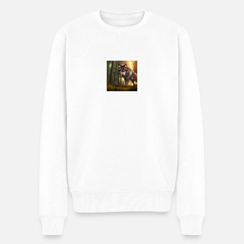 Loup - Pull Premium bio Homme - blanc