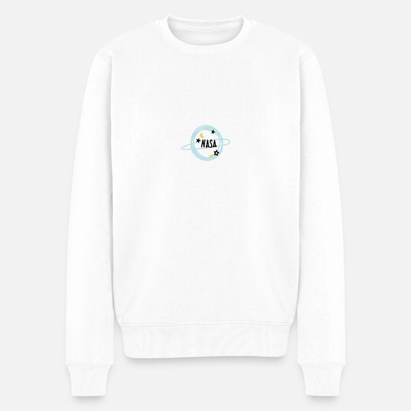 Sciences spatiales et aéronautiques - Pull Premium bio Homme - blanc