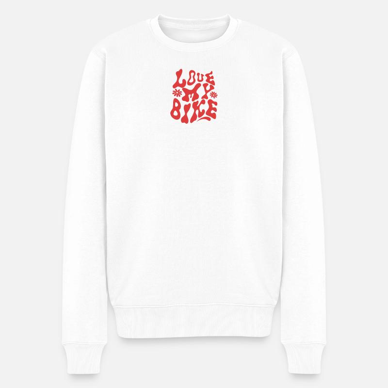 J’adore mon vélo - Pull Premium bio Homme - blanc
