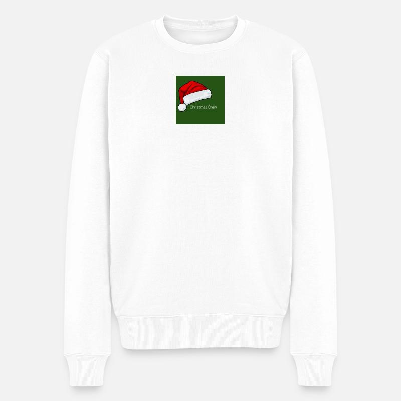 Christmas Crew - Männer Premium Bio Pullover - Weiß
