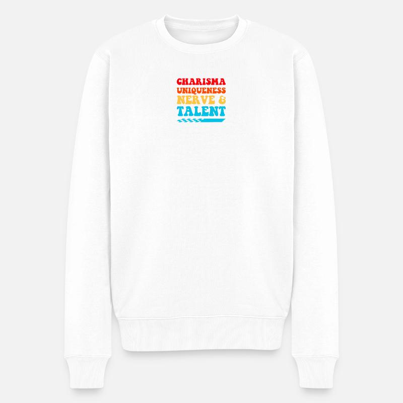 Charisma Uniqueness Nerve Talent - Pull Premium bio Homme - blanc