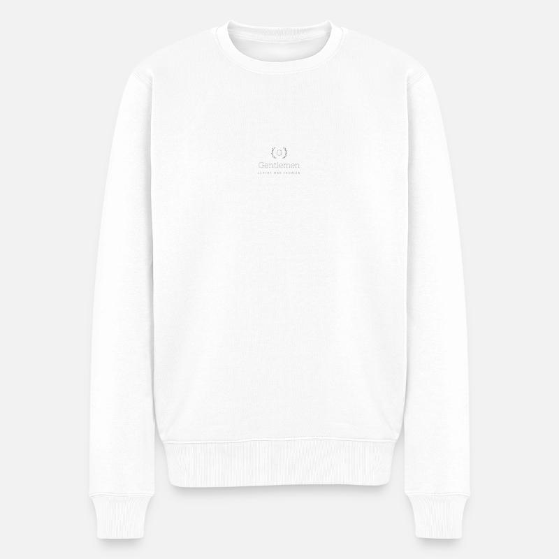 Messieurs luxe - Pull Premium bio Homme - blanc