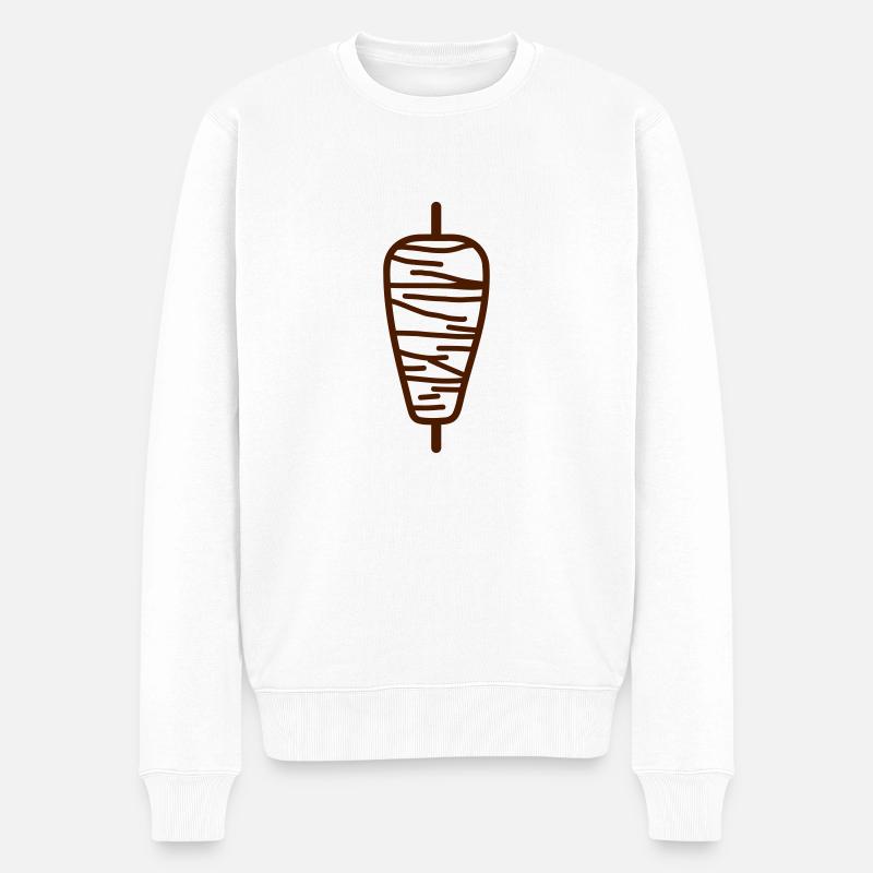 Döner - Männer Premium Bio Pullover - Weiß