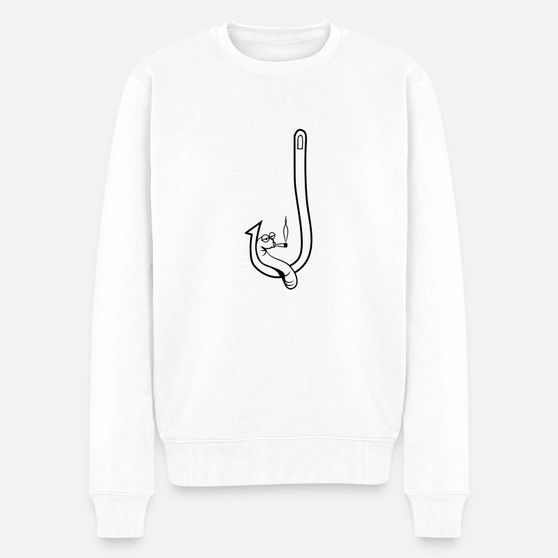 Pêche - Pull Premium bio Homme - blanc