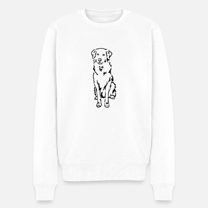 Maremmano - Pull Premium bio Homme - blanc
