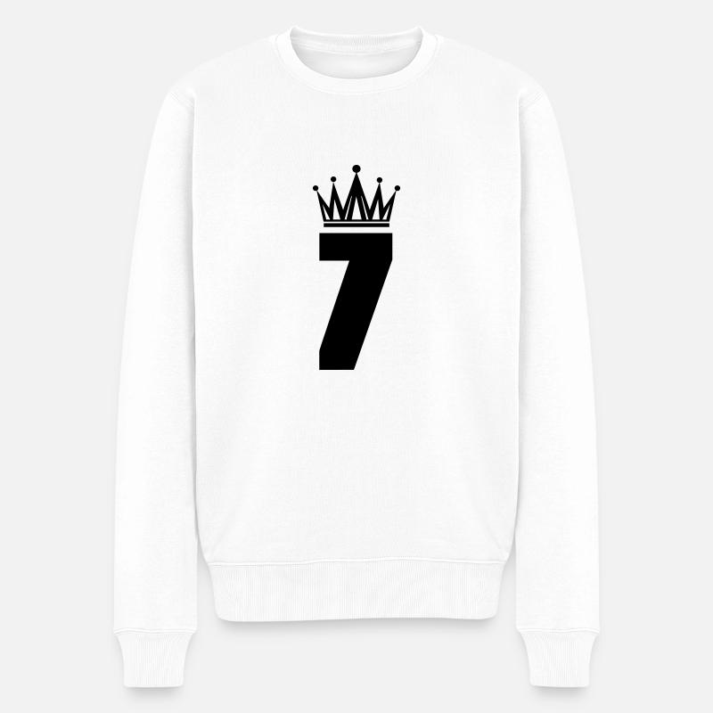 7 - Pull Premium bio Homme - blanc