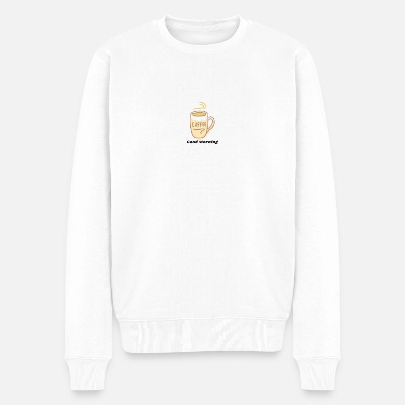 Good Morning - Pull Premium bio Homme - blanc