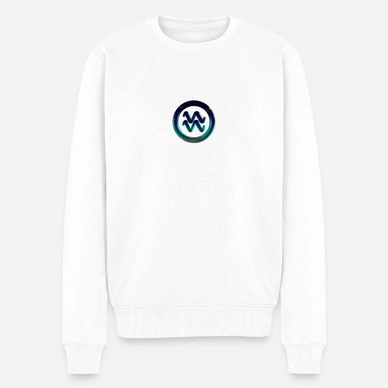 Nous sommes verseau - Pull Premium bio Homme - blanc