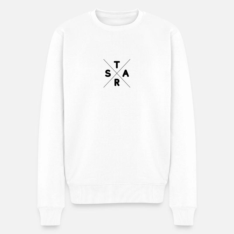 Étourneau - Pull Premium bio Homme - blanc