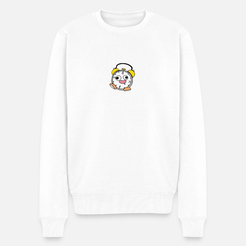 Derp - Männer Premium Bio Pullover - Weiß