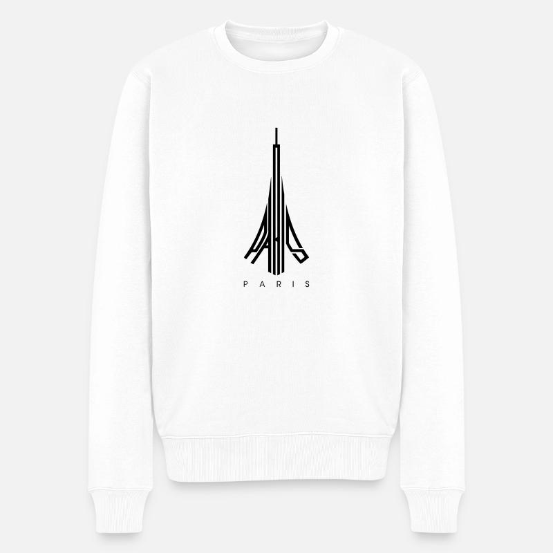 Paris - Pull Premium bio Homme - blanc