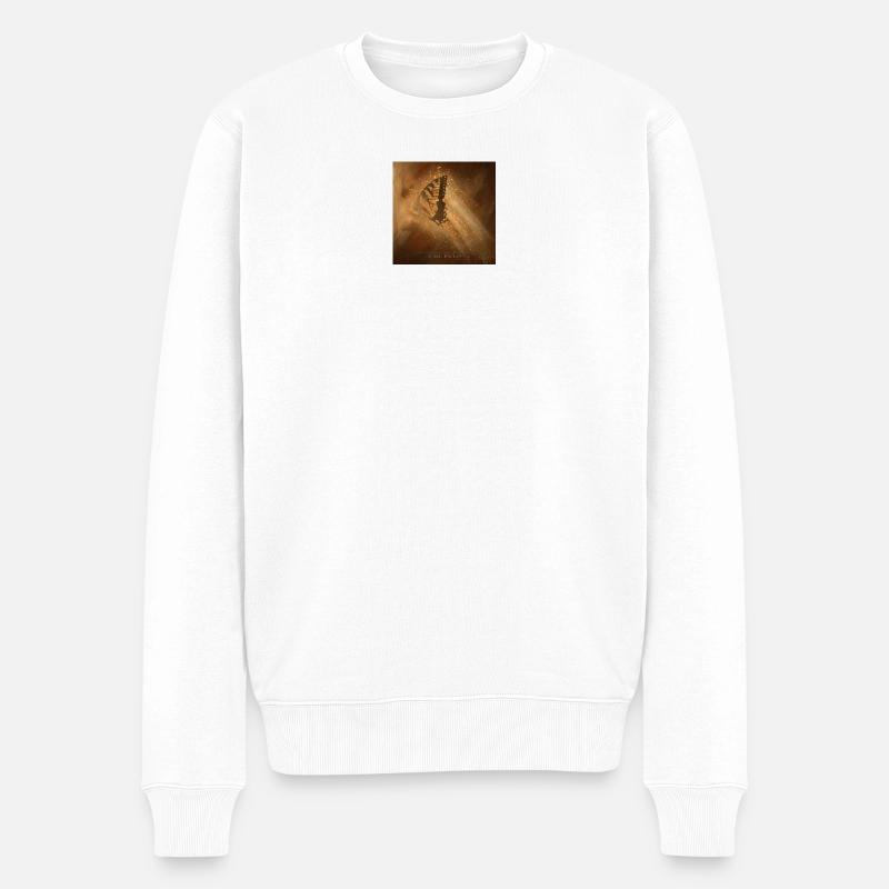 Butterfly Effekt 2 - Männer Premium Bio Pullover - Weiß
