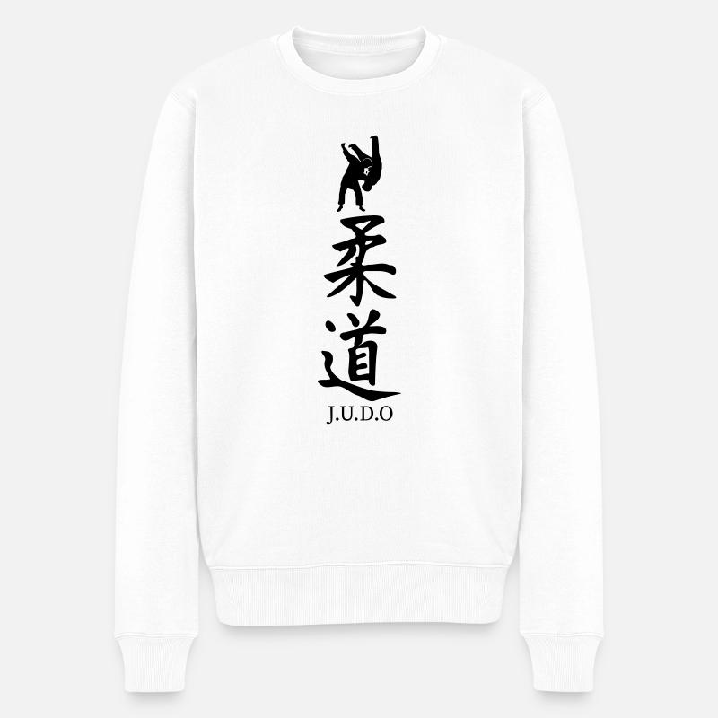 Judo - Pull Premium bio Homme - blanc