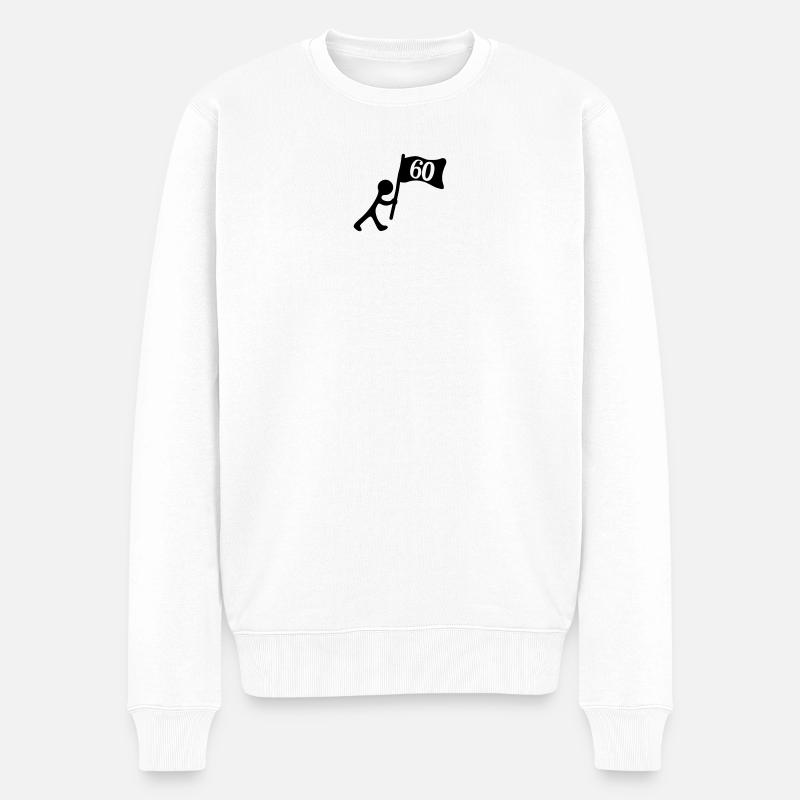 anniversaire 60 ans - Pull Premium bio Homme - blanc