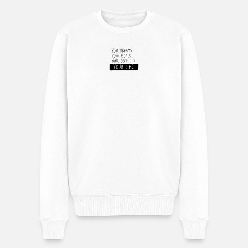 Ta vie - Pull Premium bio Homme - blanc