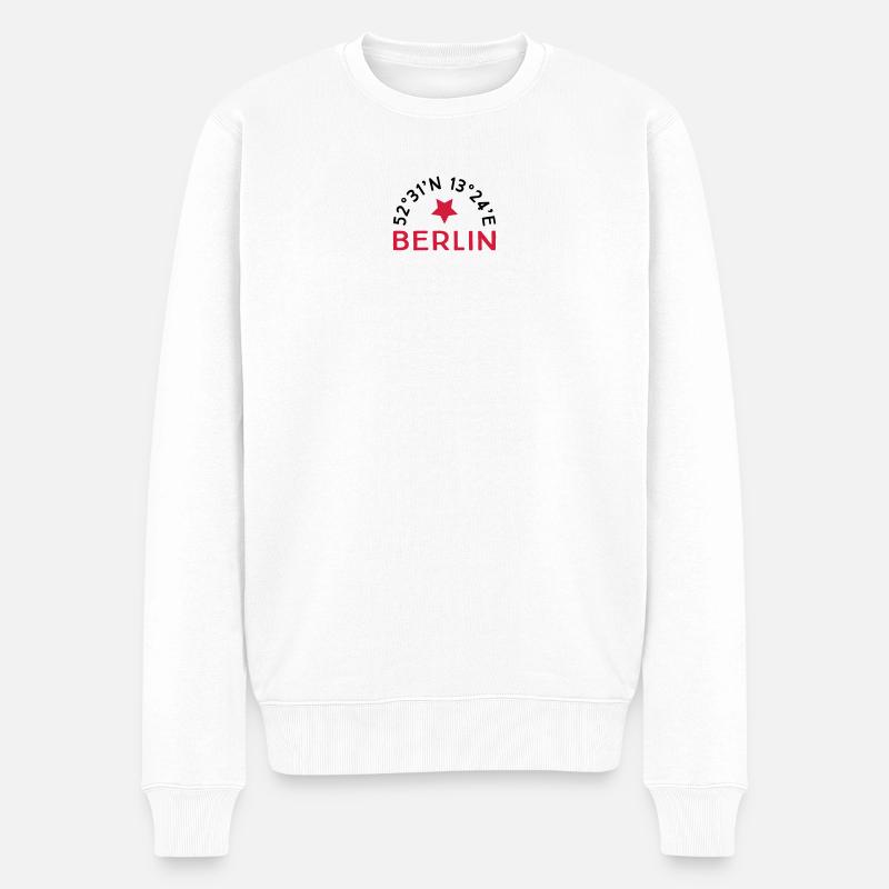 Berlin - Pull Premium bio Homme - blanc