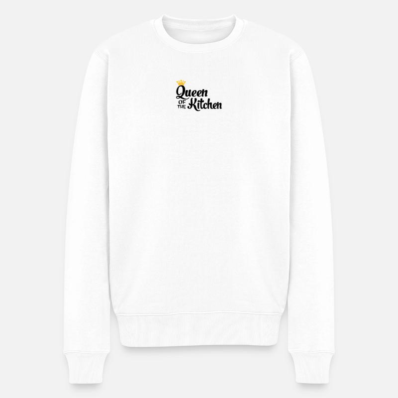 kochen - Männer Premium Bio Pullover - Weiß