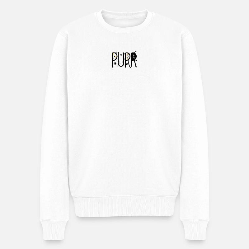 Ronronner - Pull Premium bio Homme - blanc