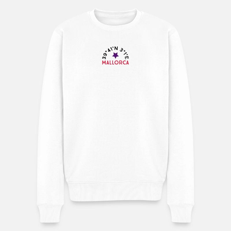 Majorque - Pull Premium bio Homme - blanc