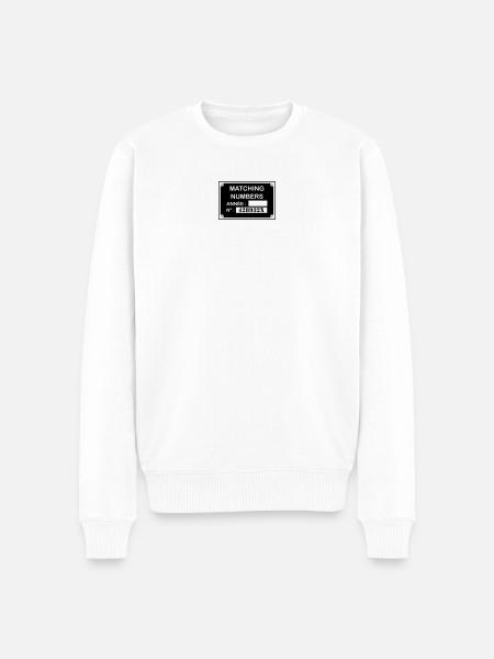 Matching Numbers - Pull Premium bio Homme - blanc