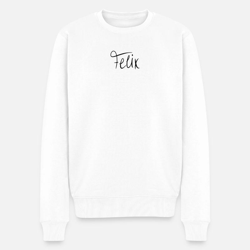 Felix - Pull Premium bio Homme - blanc