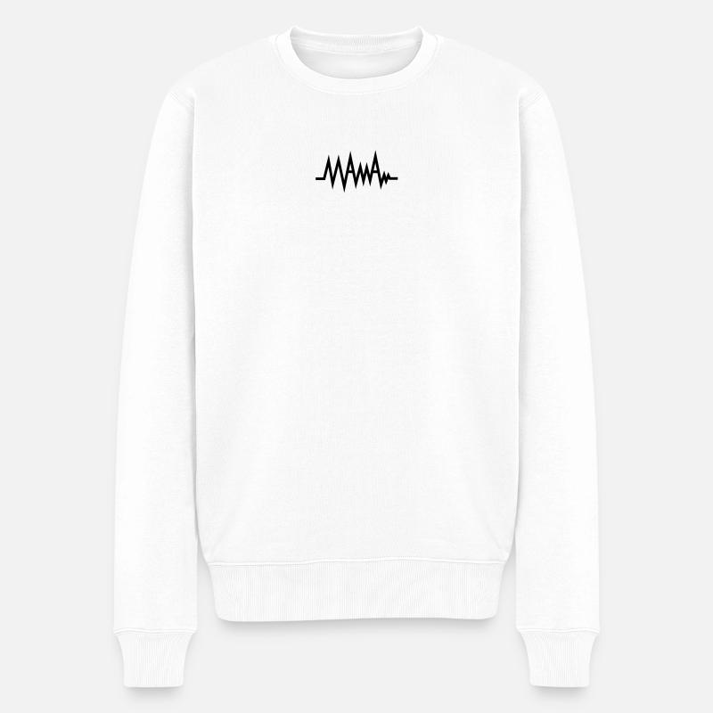 MAMA - Pull Premium bio Homme - blanc