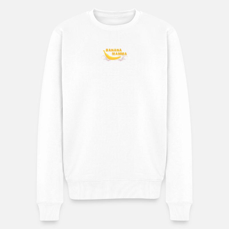 BANANA MAMMA - design banane cool - Pull Premium bio Homme - blanc