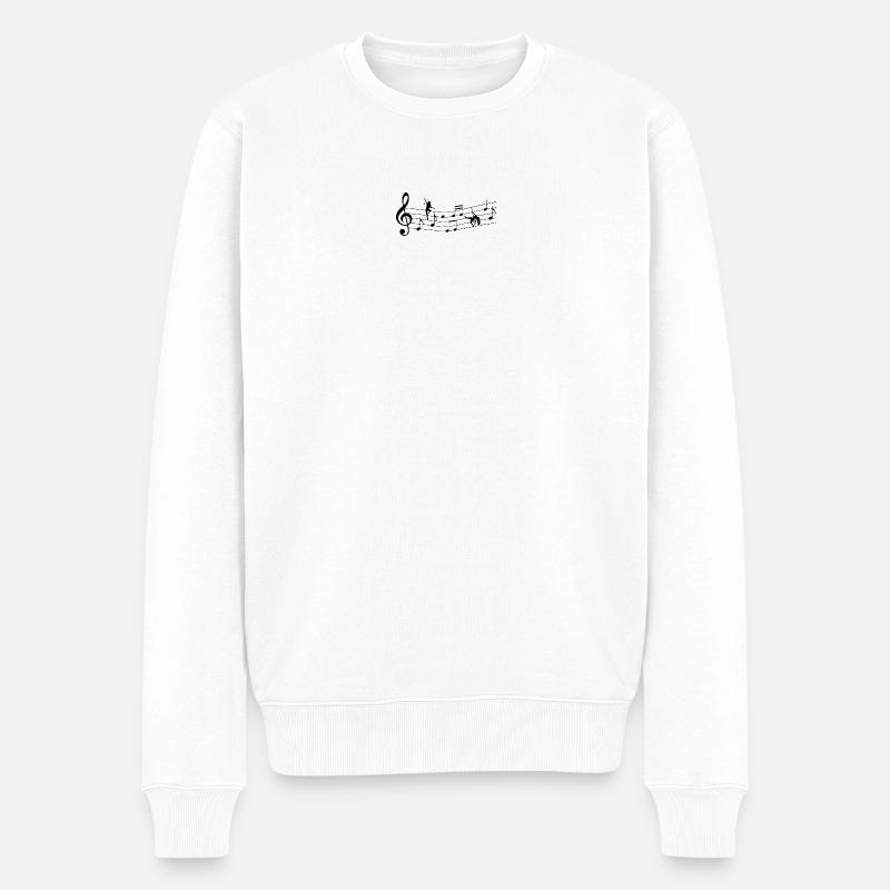 Dance - Männer Premium Bio Pullover - Weiß