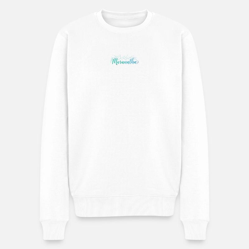 Maranatha - Pull Premium bio Homme - blanc